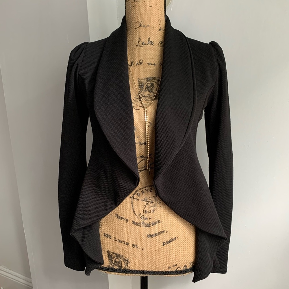 NWT Fashion Nova Blazer Color Black XS